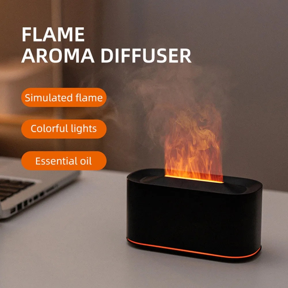 Flame Mist Aromatherapy Room Diffuser
